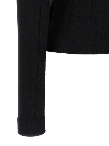 Black Virgin Wool Blazer