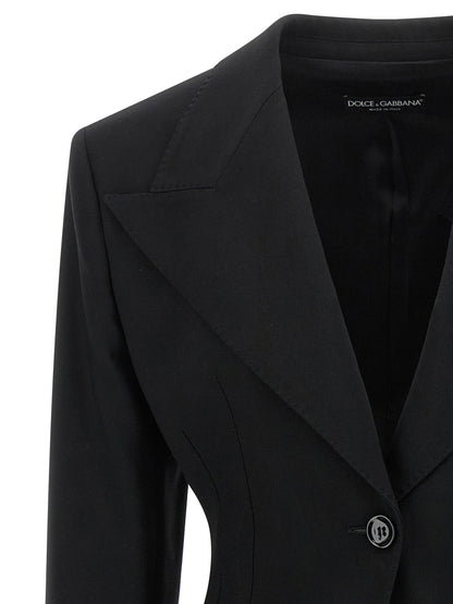 Black Virgin Wool Blazer