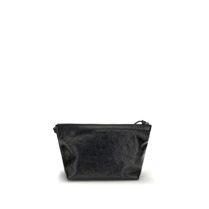 Black Calf Leather Bos Taurus Clutch Bag