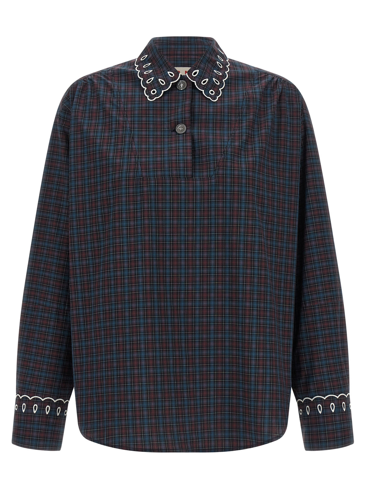 Blue Cotton Blouse