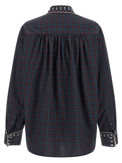 Blue Cotton Blouse