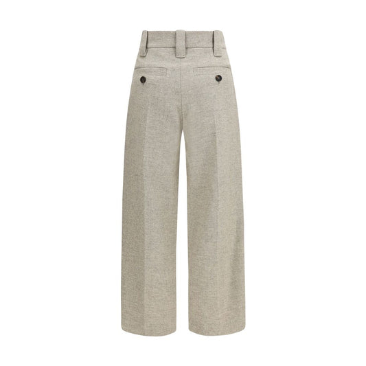 Beige Wool Oves Aries Dress Pants