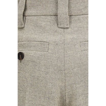 Beige Wool Oves Aries Dress Pants
