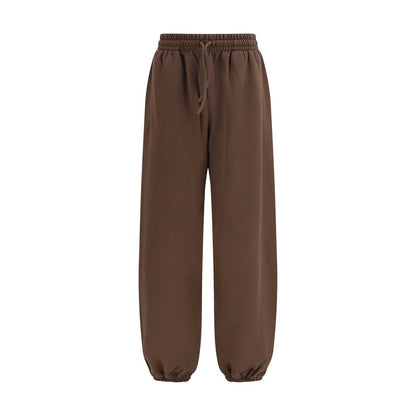 Brown Cotton Joggers (Workout Pants)