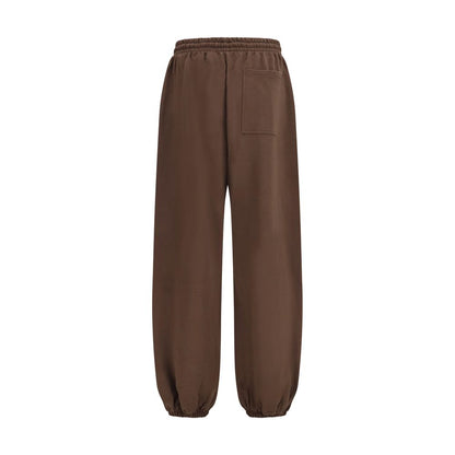 Brown Cotton Joggers (Workout Pants)