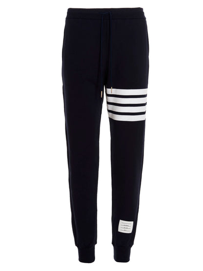 Blue Cotton Joggers (Workout Pants)