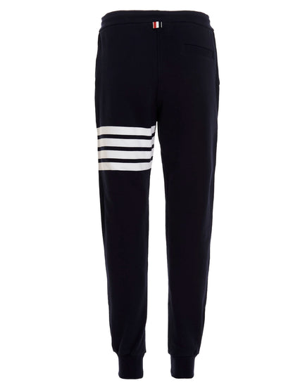 Blue Cotton Joggers (Workout Pants)