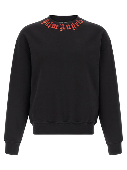 Black Cotton Sweatshirt