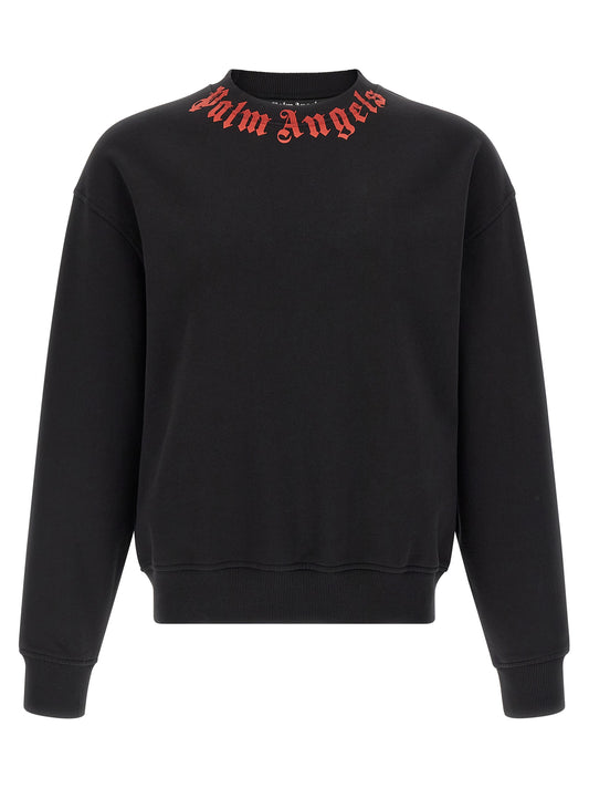 Black Cotton Sweatshirt
