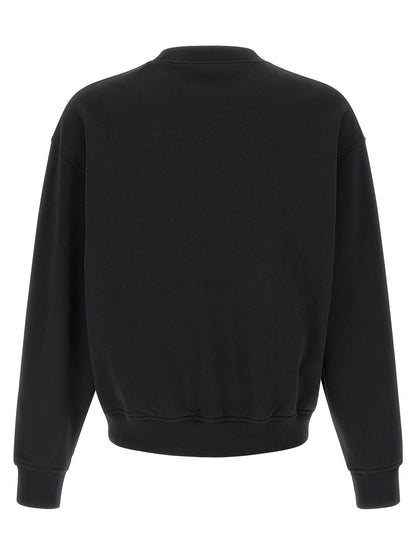 Black Cotton Sweatshirt