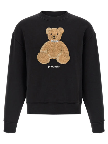 Black Cotton Sweatshirt