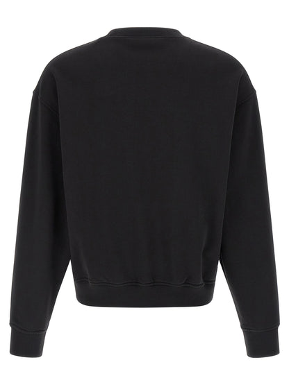 Black Cotton Sweatshirt