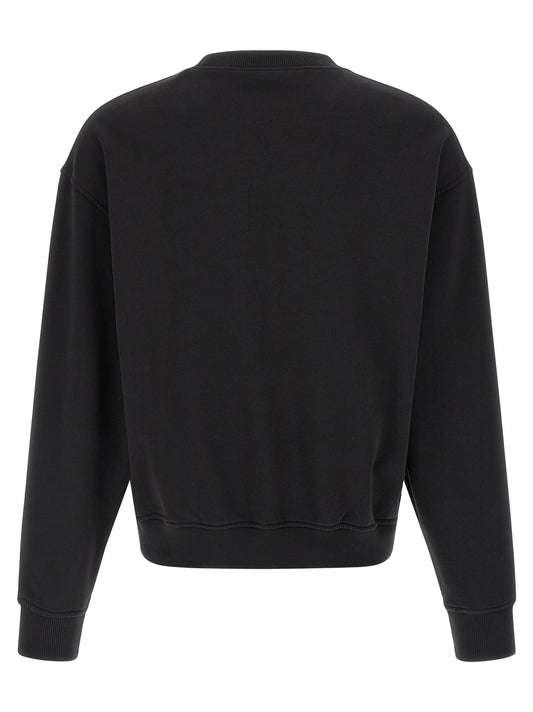 Black Cotton Sweatshirt