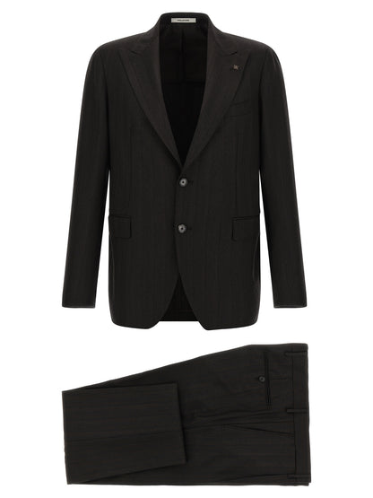 Gray Wool Two-Piece Suit