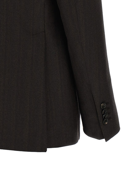 Gray Wool Two-Piece Suit