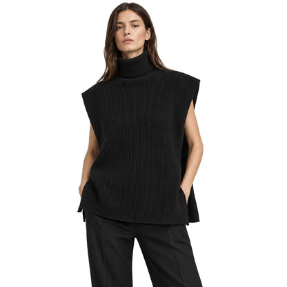 Black Cashmere Waistcoat