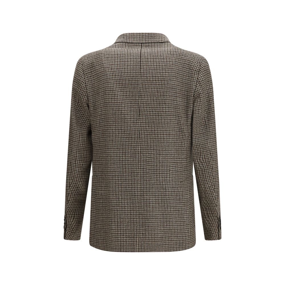 Brown Wool Oves Aries Blazer