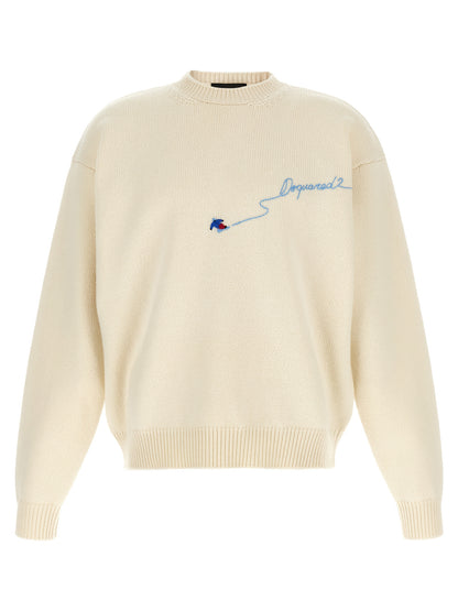 White Wool Cardigan