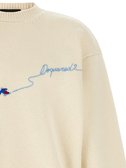 White Wool Cardigan