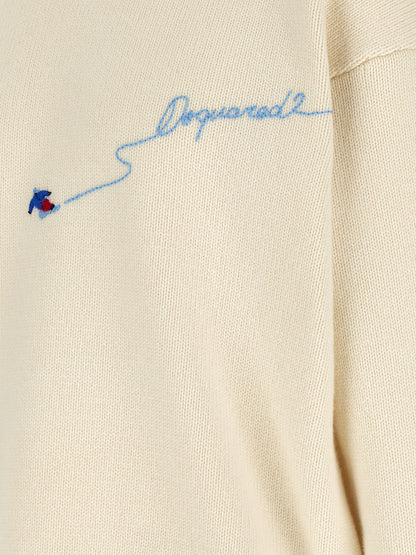 White Wool Cardigan