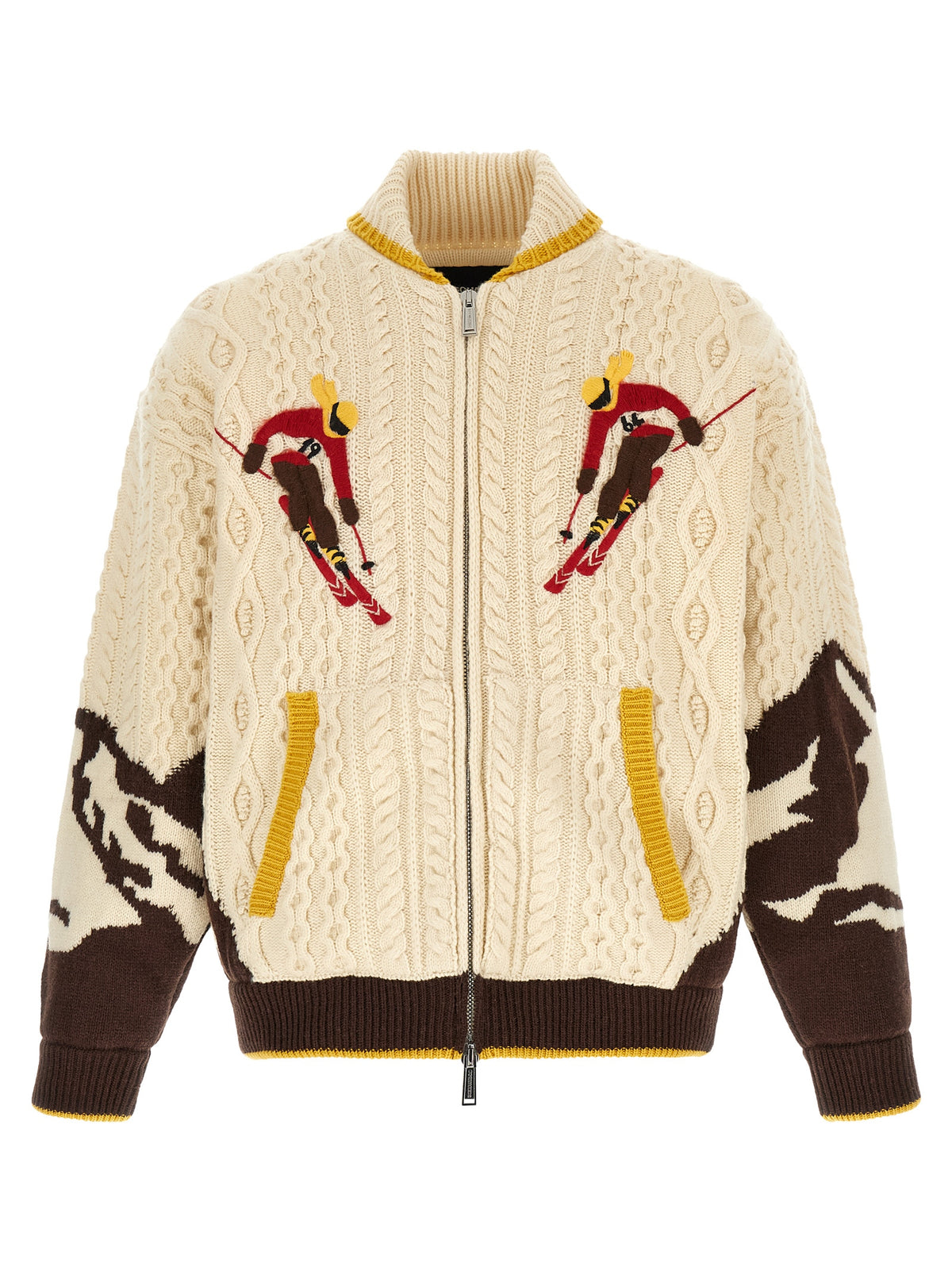 Multicolor Wool Cardigan