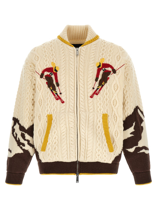 Multicolor Wool Cardigan