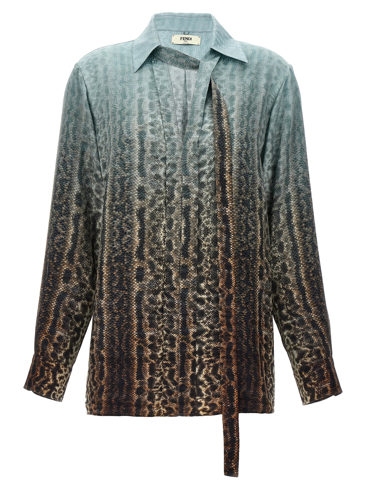 Multicolor Silk Blouse