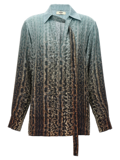 Multicolor Silk Blouse