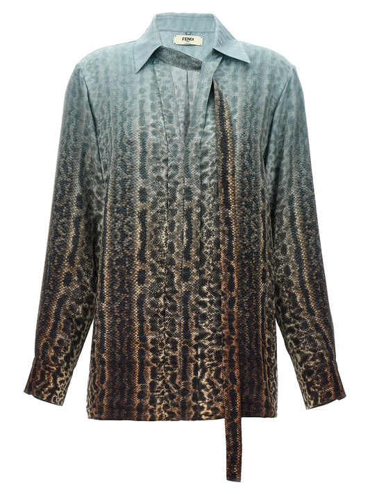 Multicolor Silk Blouse