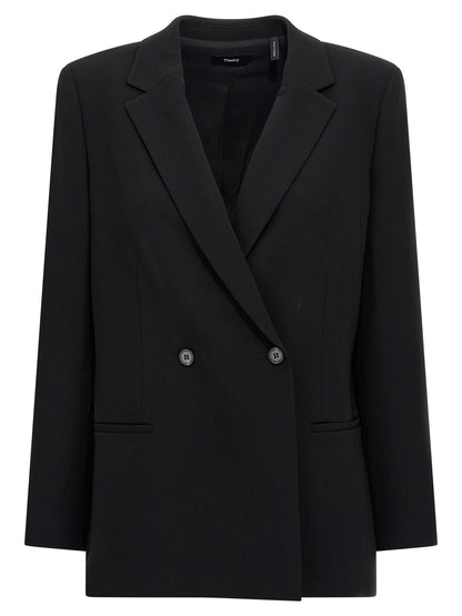 Black Triacetate Blazer