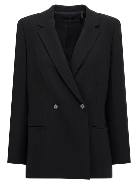 Black Triacetate Blazer