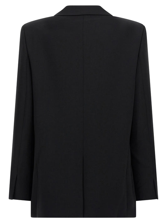 Black Triacetate Blazer