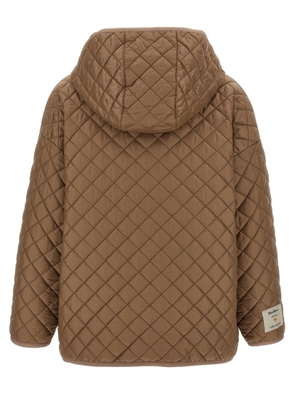 Beige Polyester Shell Jacket