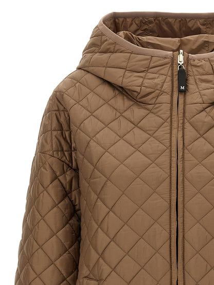 Beige Polyester Shell Jacket