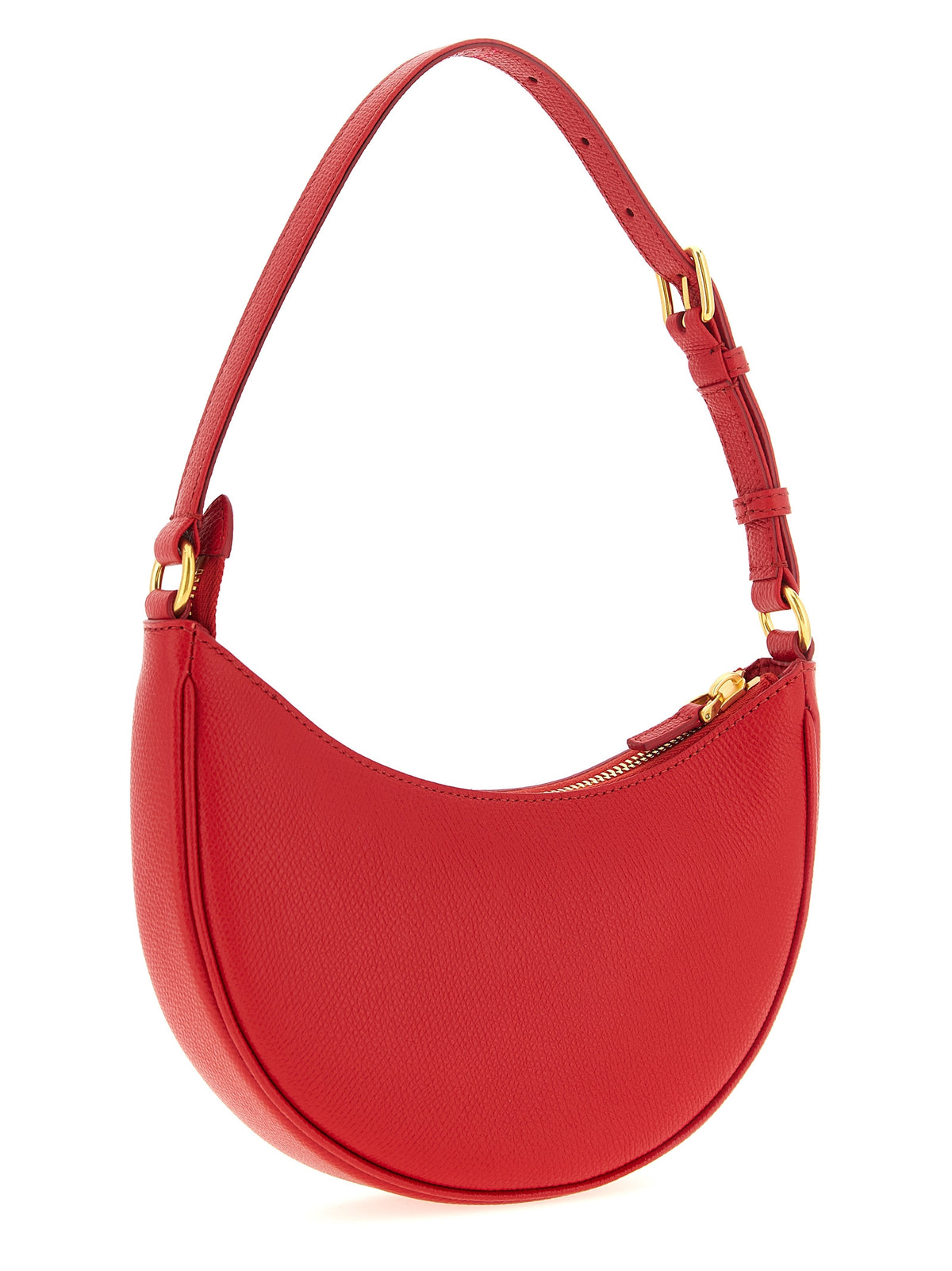 Red Calfskin Shoulder Bag