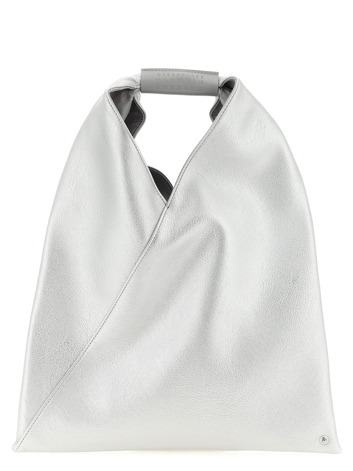Silver Polyethylene Handbag