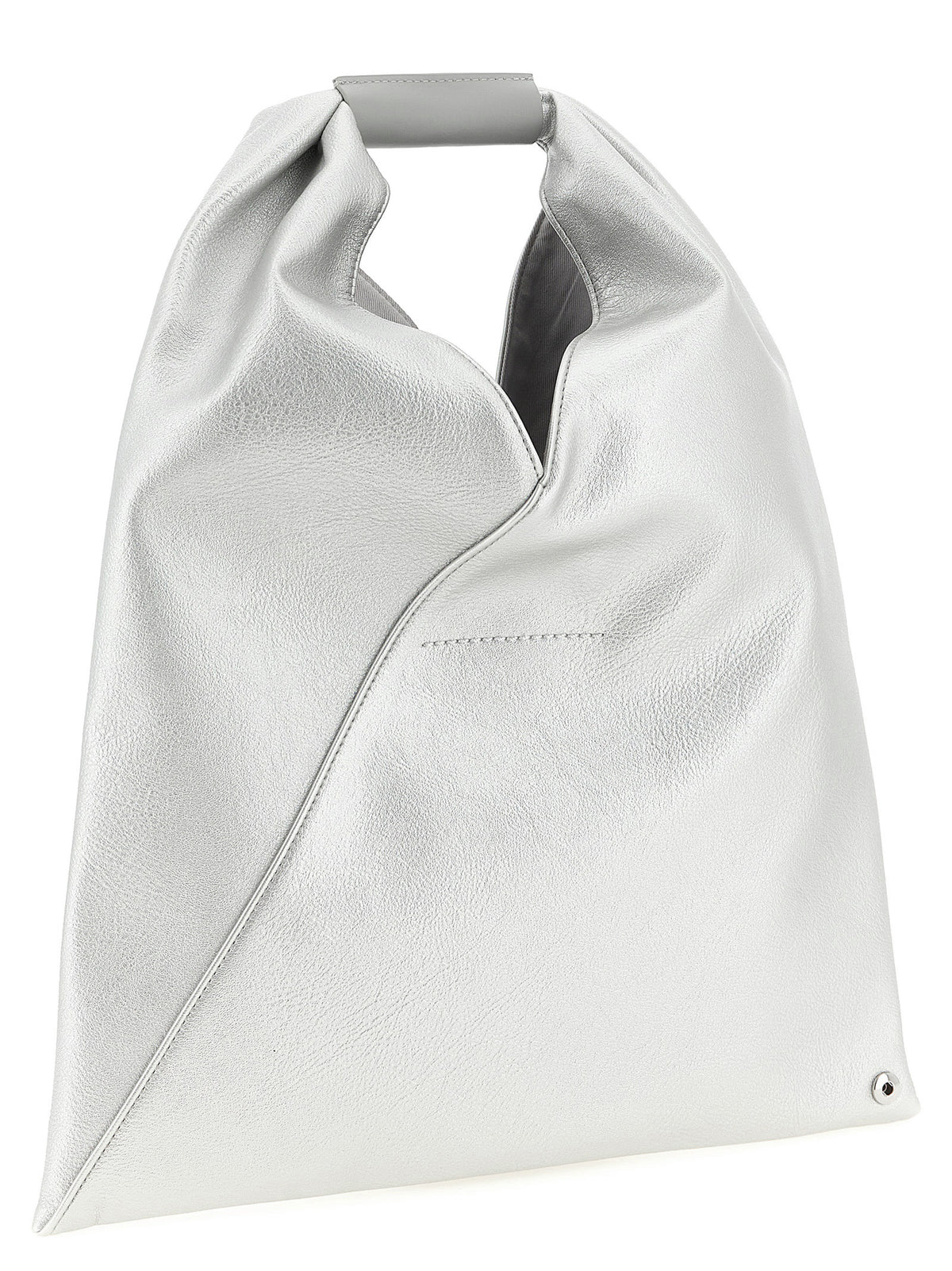 Silver Polyethylene Handbag