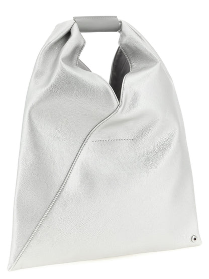 Silver Polyethylene Handbag