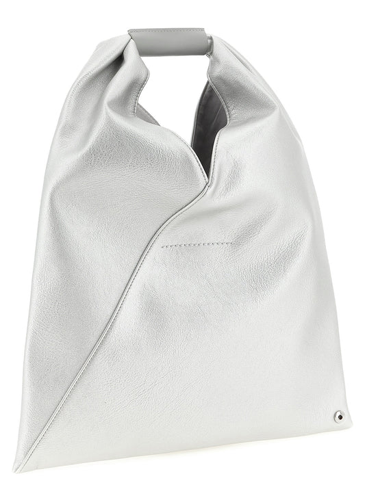 Silver Polyethylene Handbag