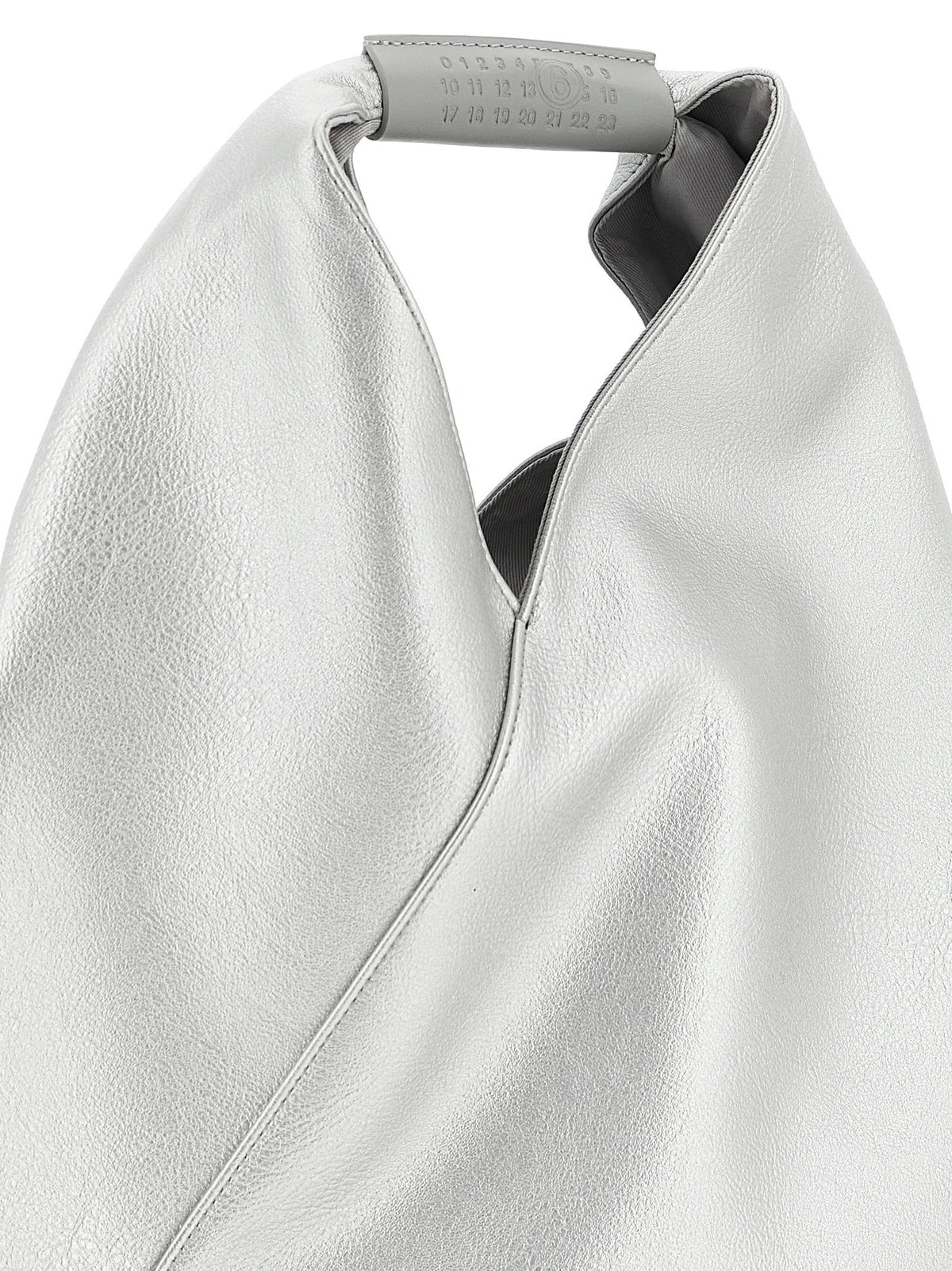 Silver Polyethylene Handbag