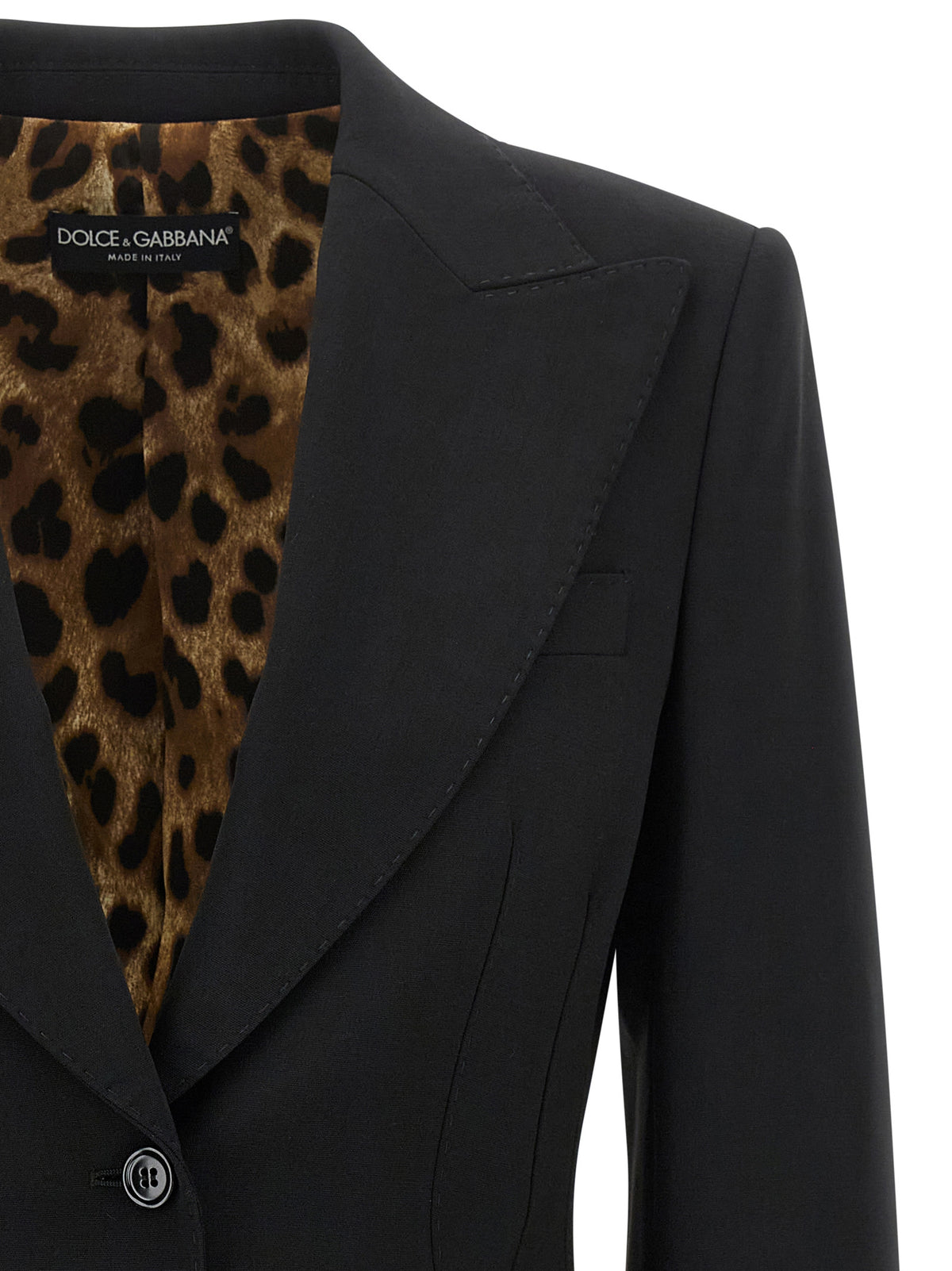 Black Virgin Wool Blazer