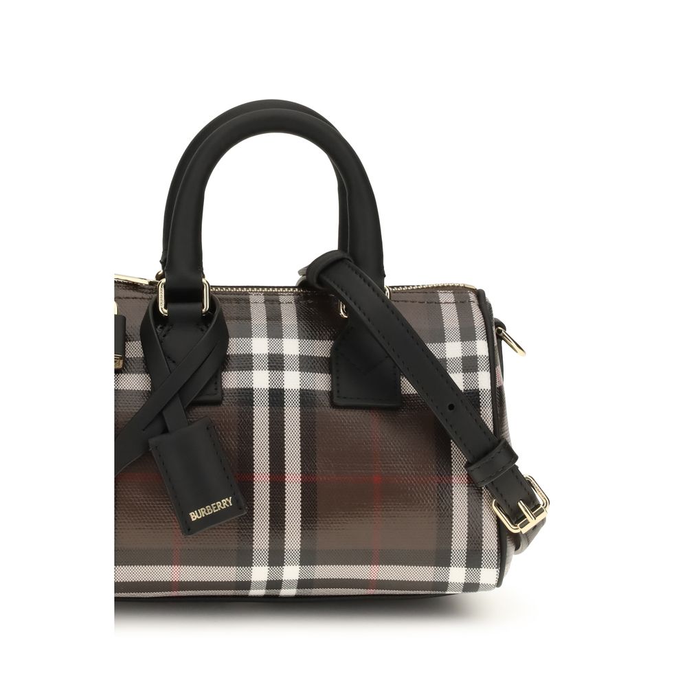 Brown Cotton Handbag