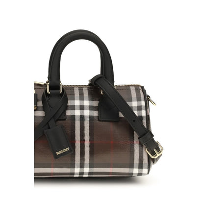 Brown Cotton Handbag