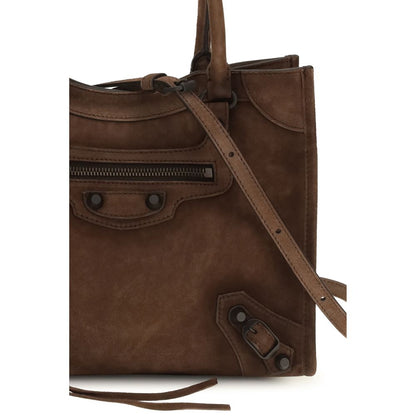Brown Calf Leather Bos Taurus Handbag