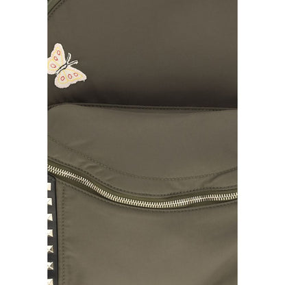 Bicolor Fabric Backpack