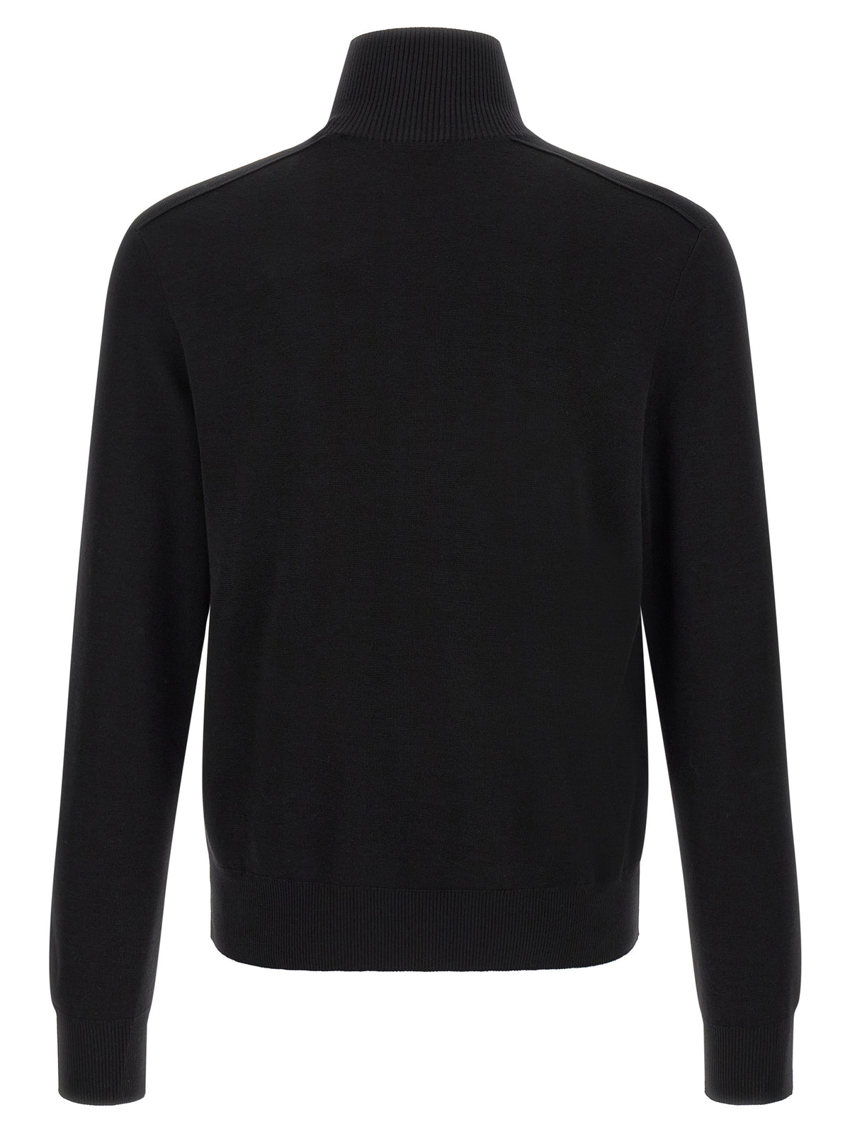 Black Wool Cardigan