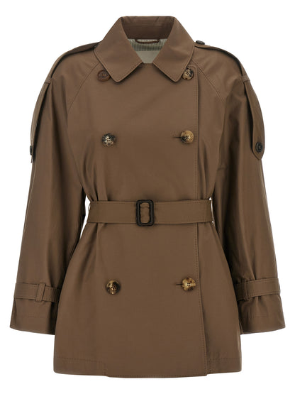 Brown Cotton Coat