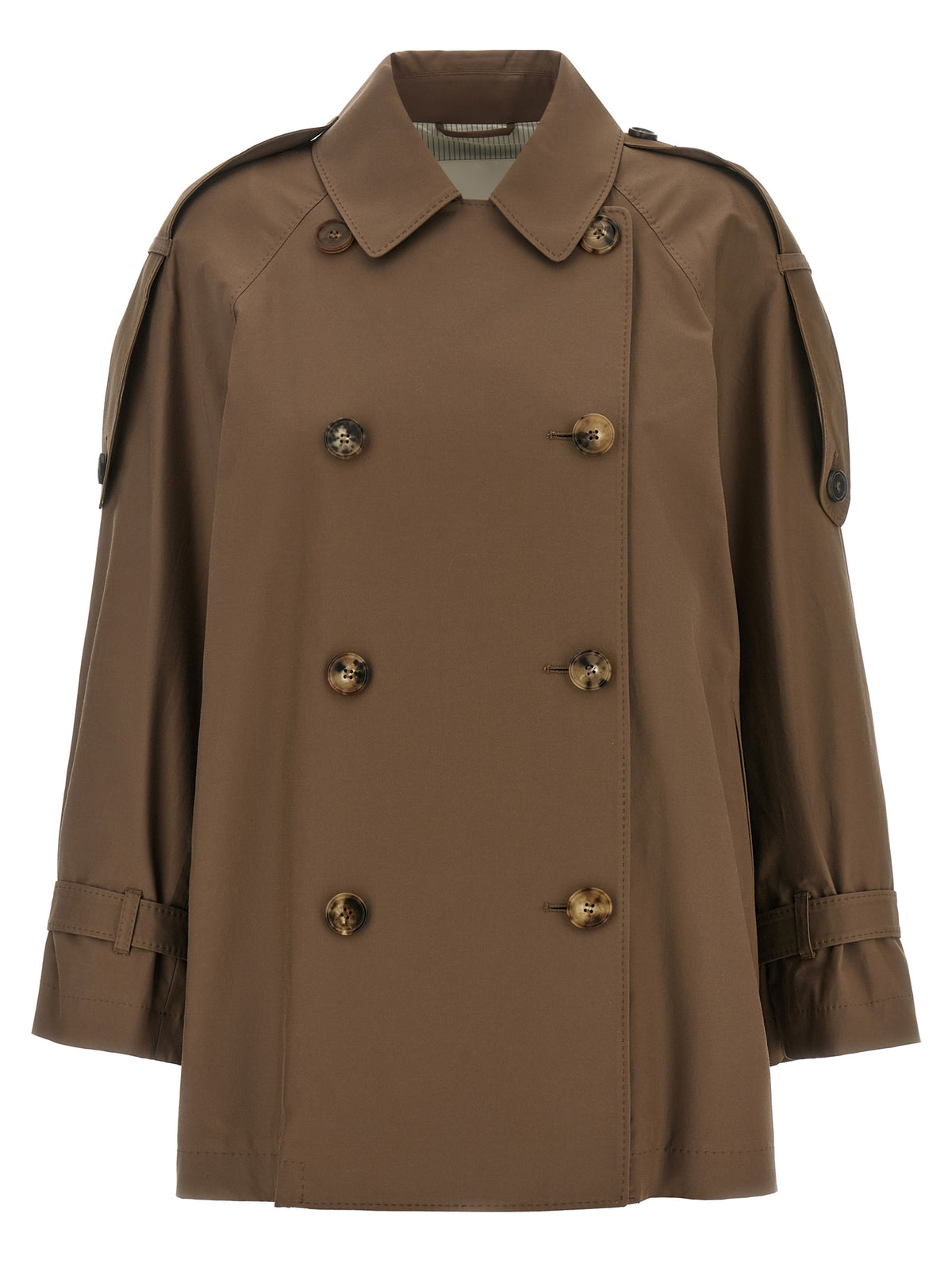 Brown Cotton Coat