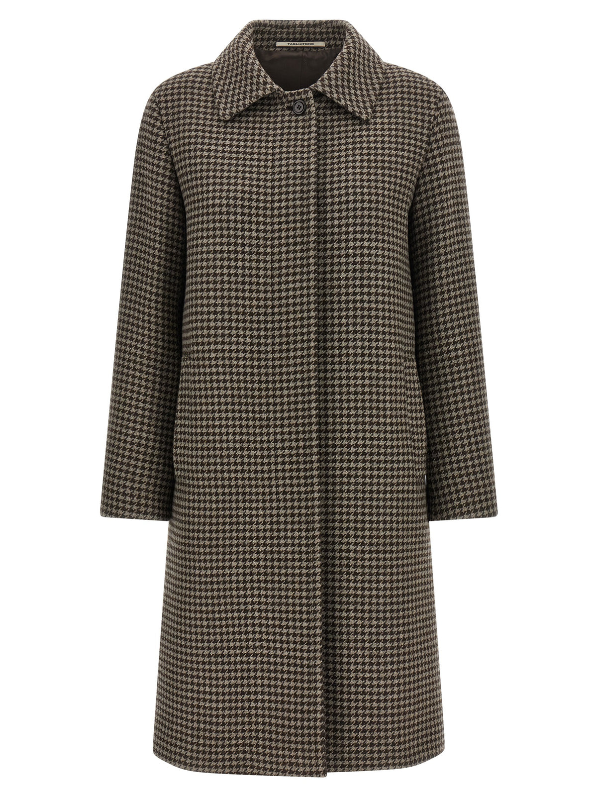 Brown Virgin Wool Coat