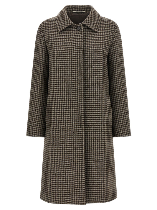 Brown Virgin Wool Coat